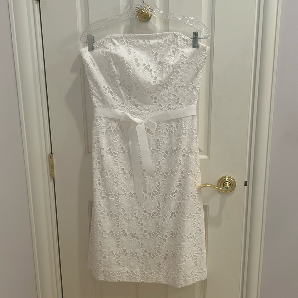 Lilly Pulitzer white eyelet dress